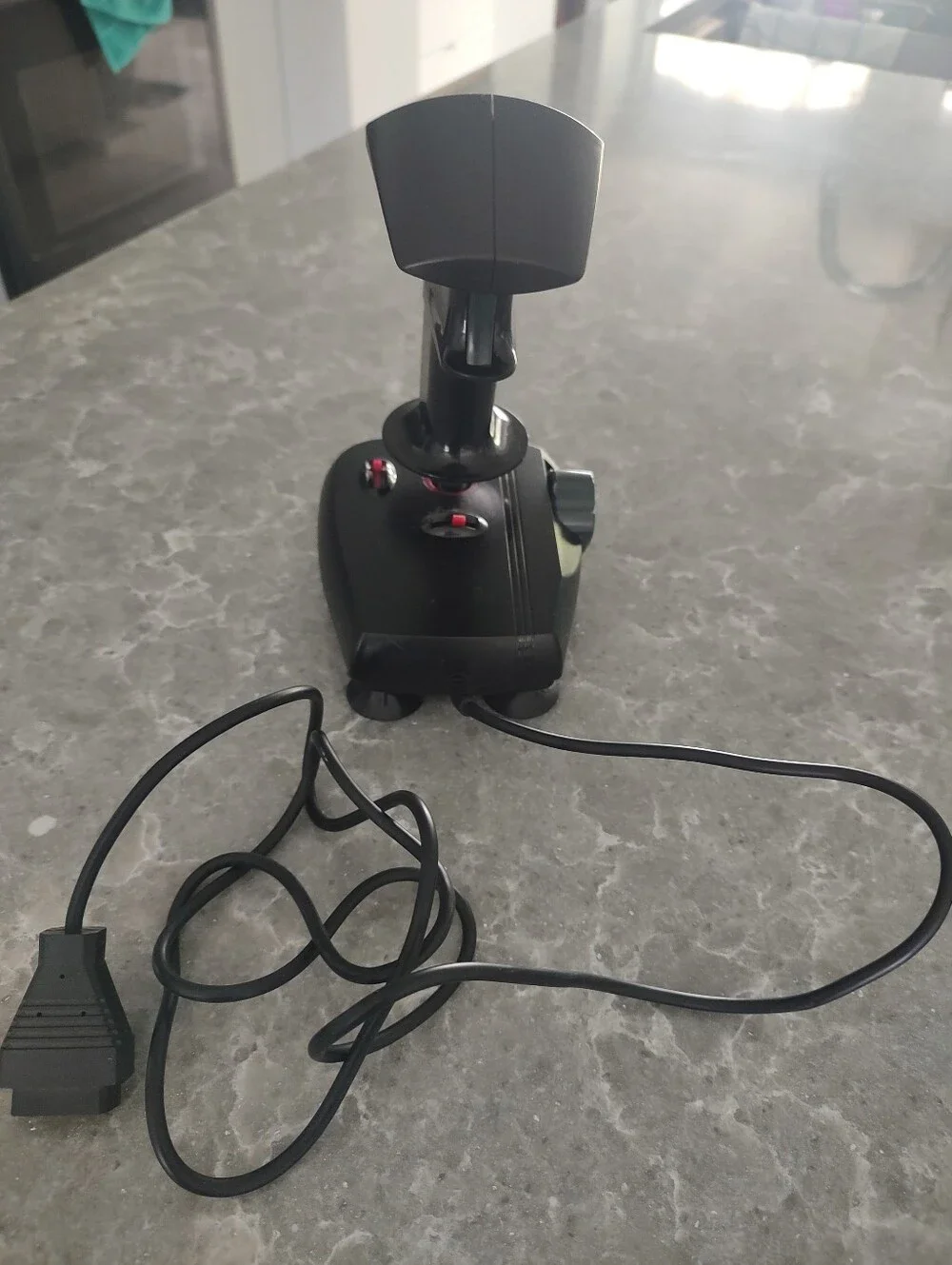 Vintage CompUSA Battle Gear 3D flight joystick-untested.